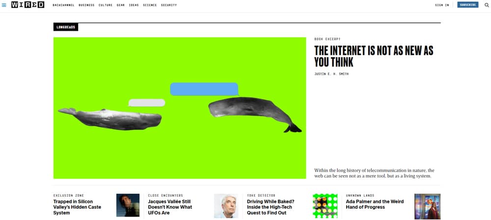 Tech-Blogs verkabelt