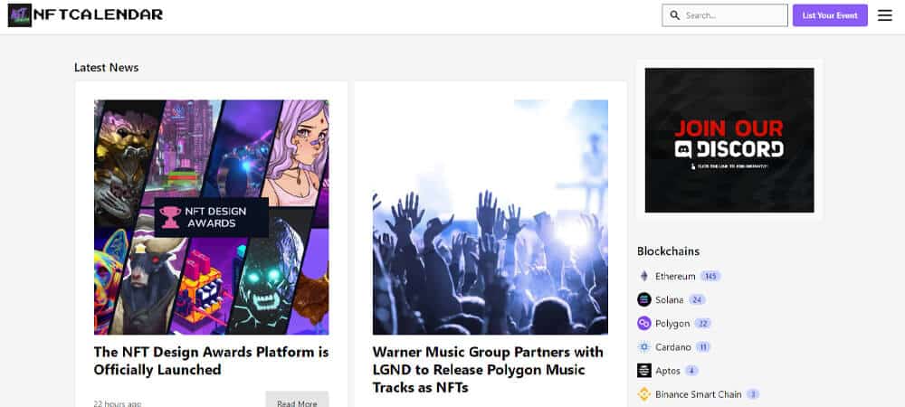 nft news nft calendar nft news nft calendar