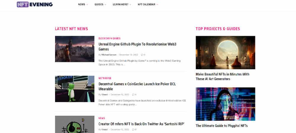 nft news nft evening nft news nft evening